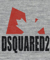 Camiseta Dsquared2 logo estampado hoja Canadá