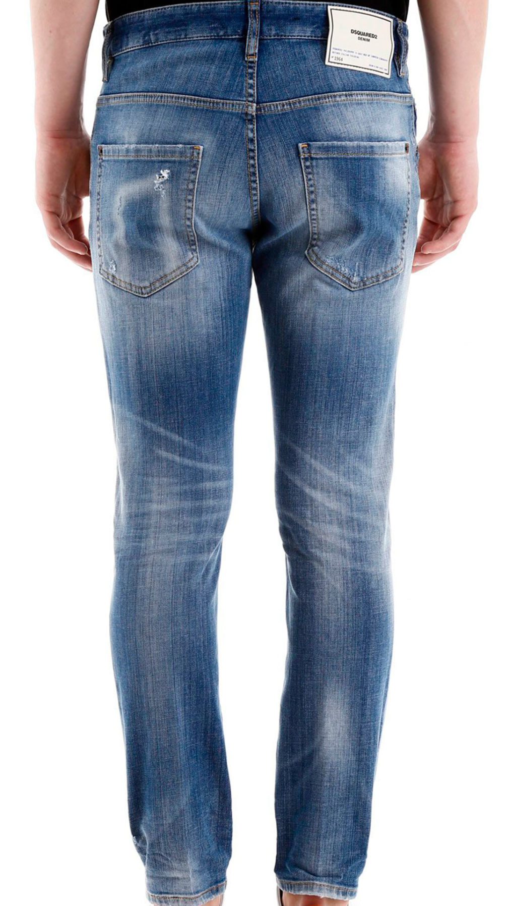 Jeans skater dsquared2 efecto desgastado