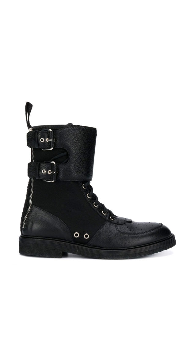Bota balmain con logo en parte delantera