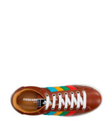 Deportiva dsquared2 con franjas en laterales de colores