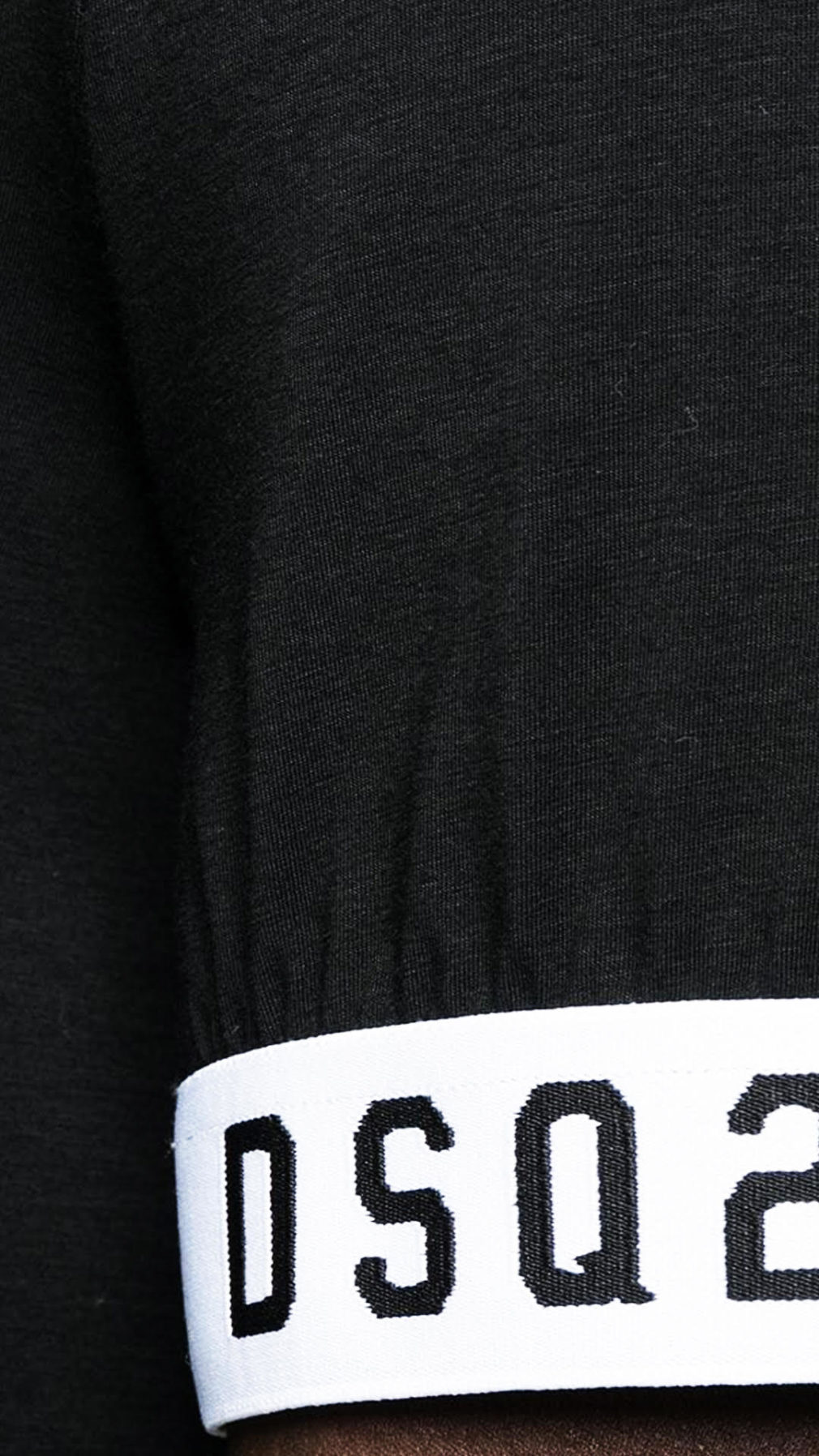 Camiseta dsquared2 manga corta con logo en manga
