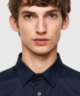 Camisa Diesel básica logotipo Mohawk color azul