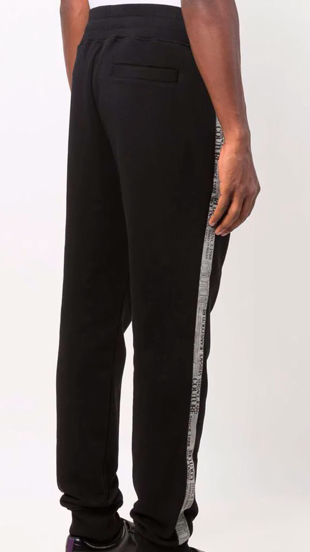 Pantalón Versace Jeans Couture con cinta lateral con logo