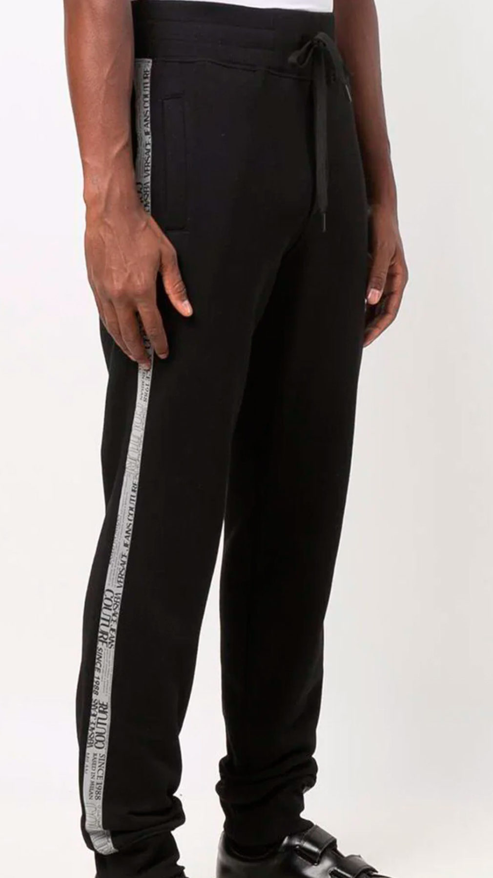 Pantalón Versace Jeans Couture con cinta lateral con logo