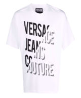 Camiseta con logo Versace Jeans Couture estampado en la parte delantera