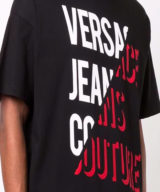 Camiseta con logotipo Versace Jeans Couture estampado en la parte delantera