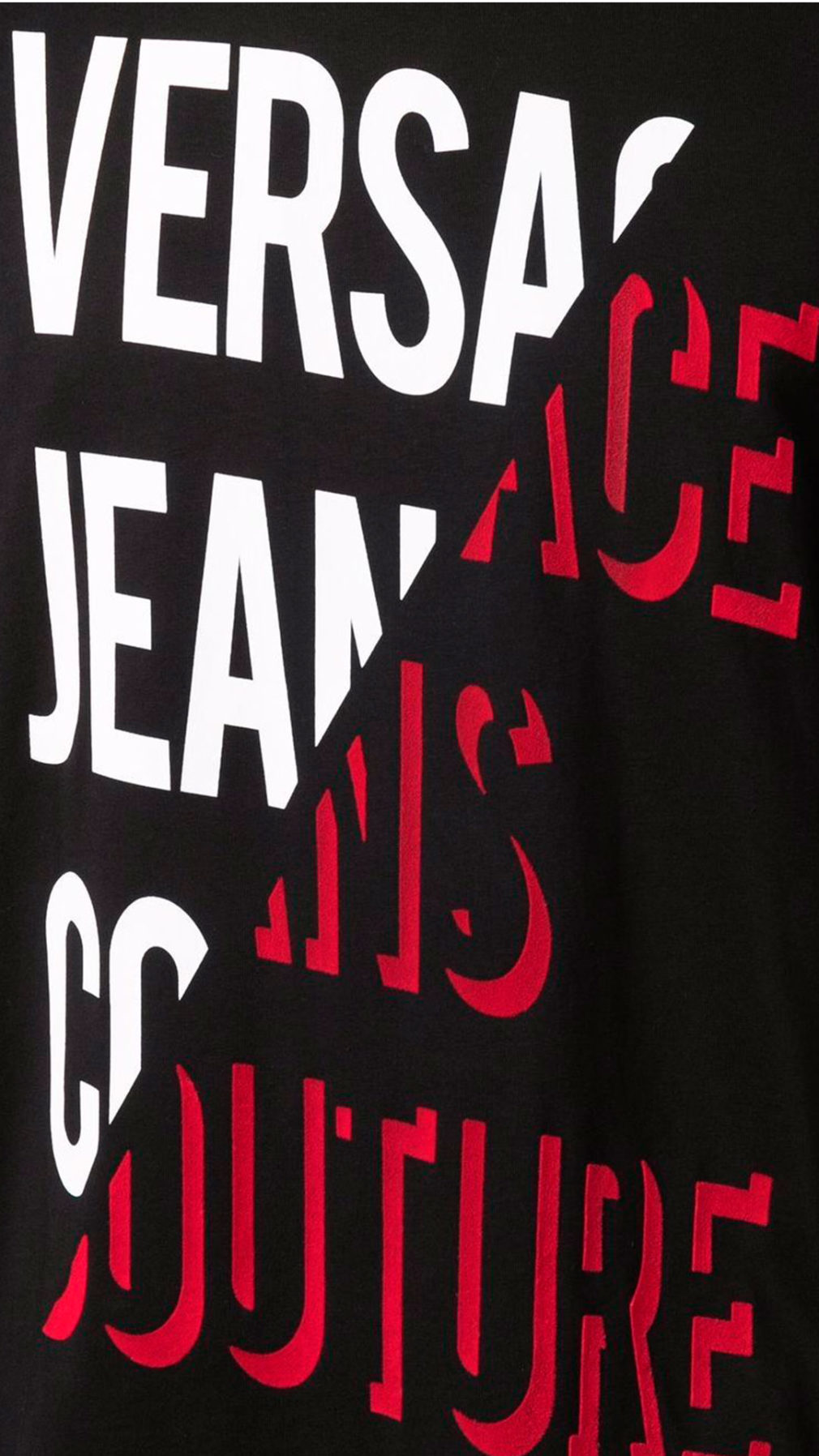 Camiseta con logotipo Versace Jeans Couture estampado en la parte delantera