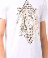 Camiseta Versace Jeans Couture con logotipo en parte delantera dorado