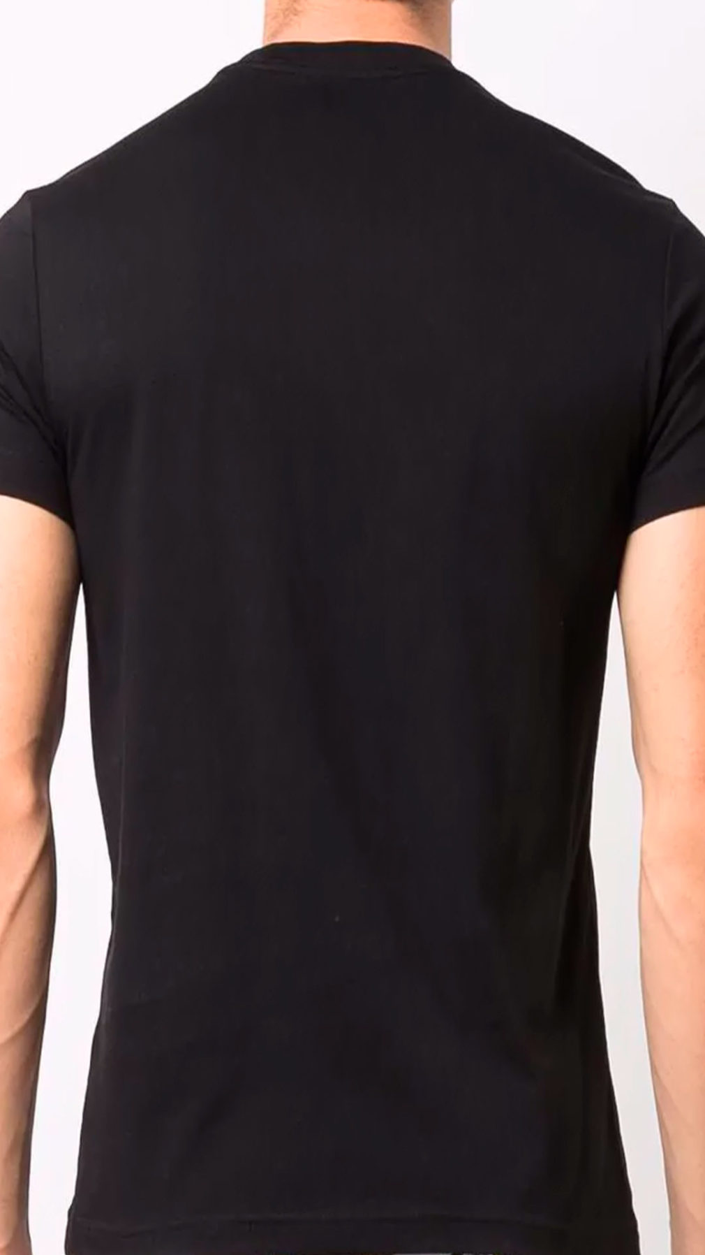 Camiseta Versace Jeans Couture con logo estampado en dorado