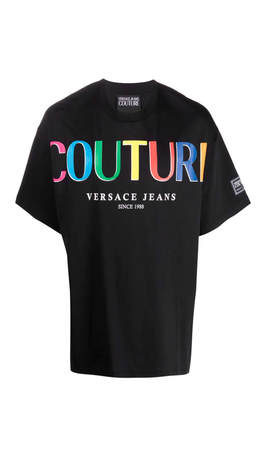 Camiseta Versace Jeans Couture con estampado del logotipo en colores