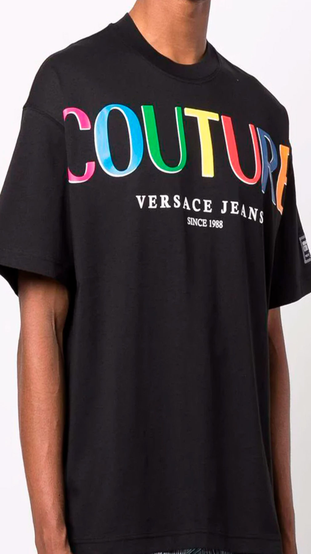 Camiseta Versace Jeans Couture con estampado del logotipo en colores