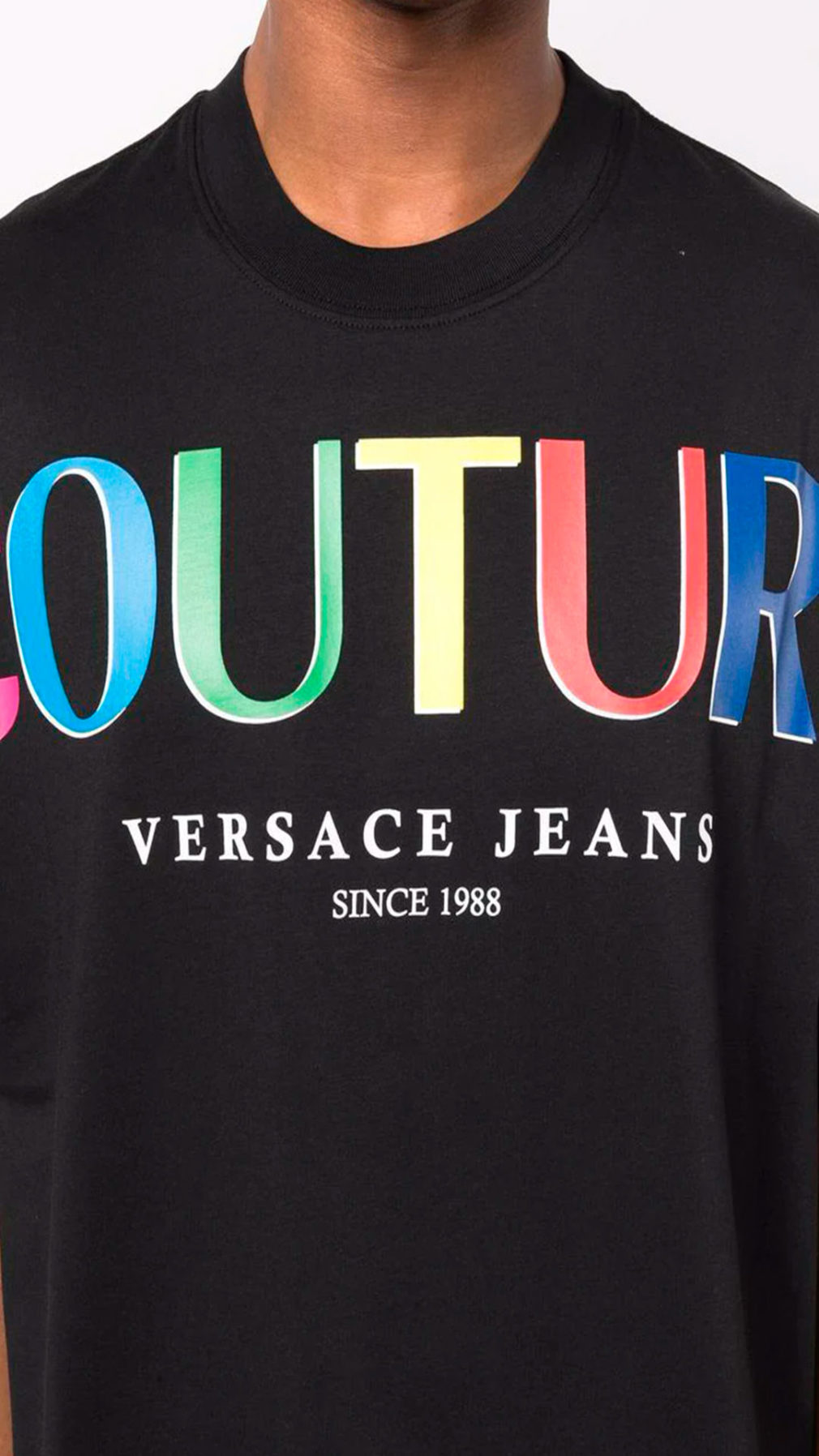 Camiseta Versace Jeans Couture con estampado del logotipo en colores