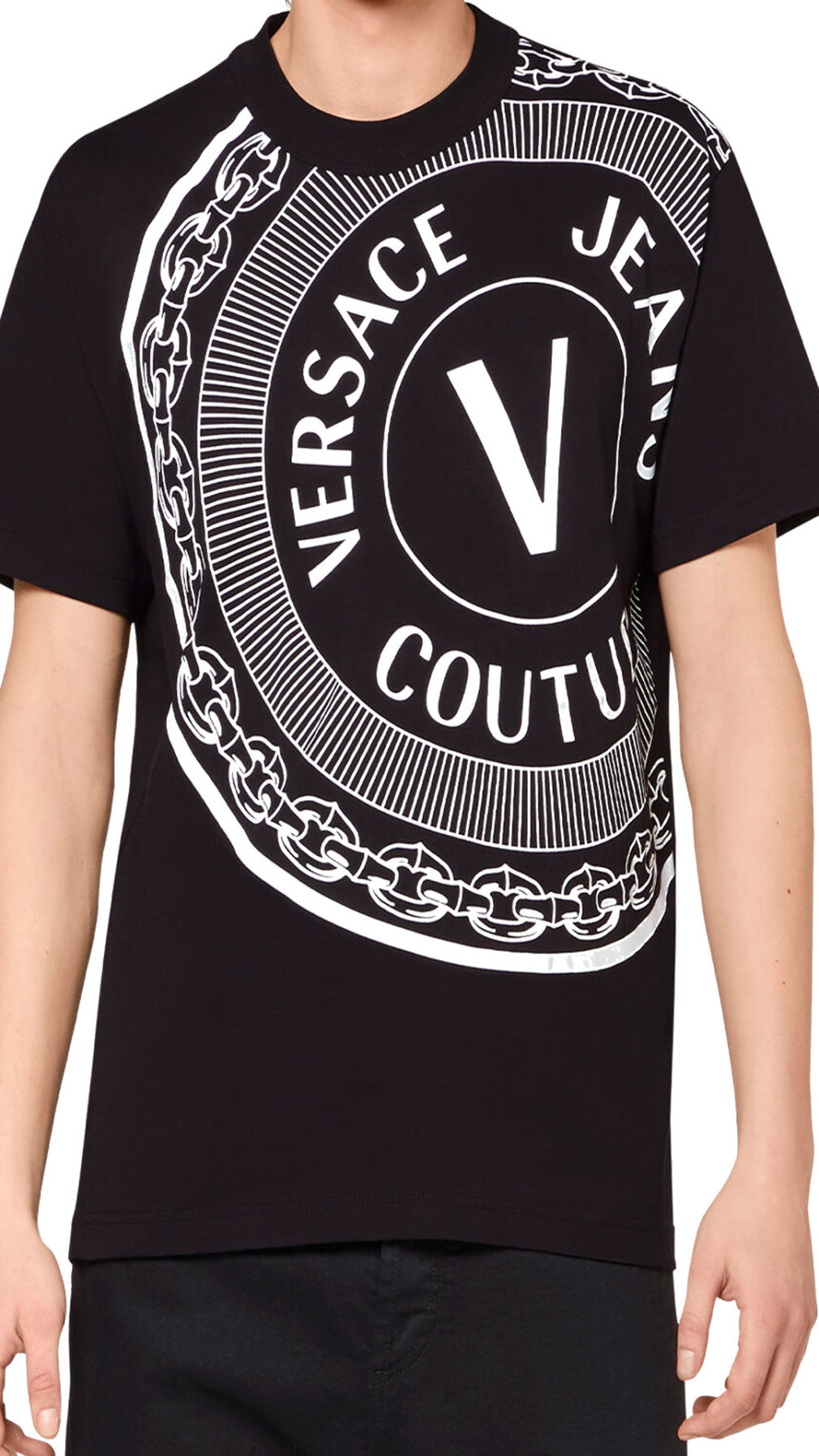 Camiseta Versace Jeans Couture con logo parte delantera