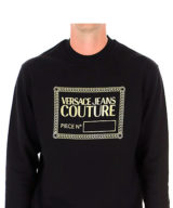 Sudadera Jeans Couture con logo en dorado parte delantera