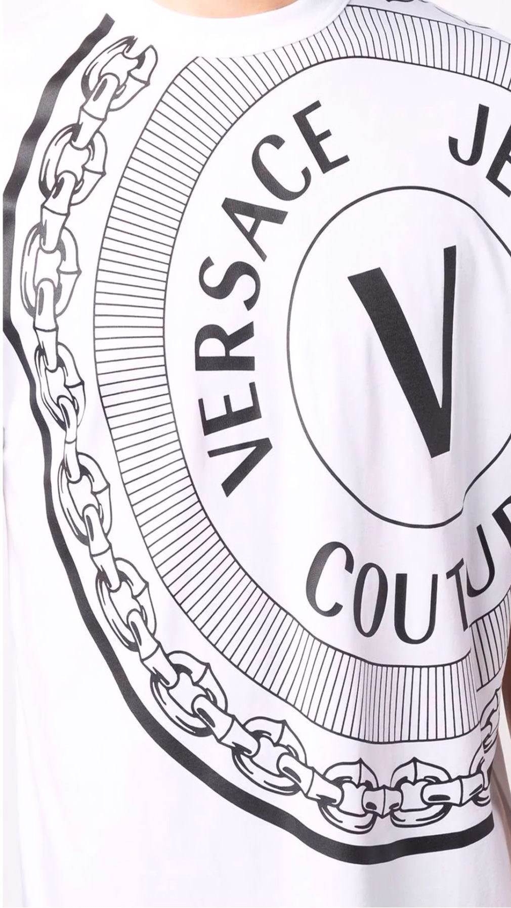 Camiseta Versace Jeans Couture con logotipo en parte delantera