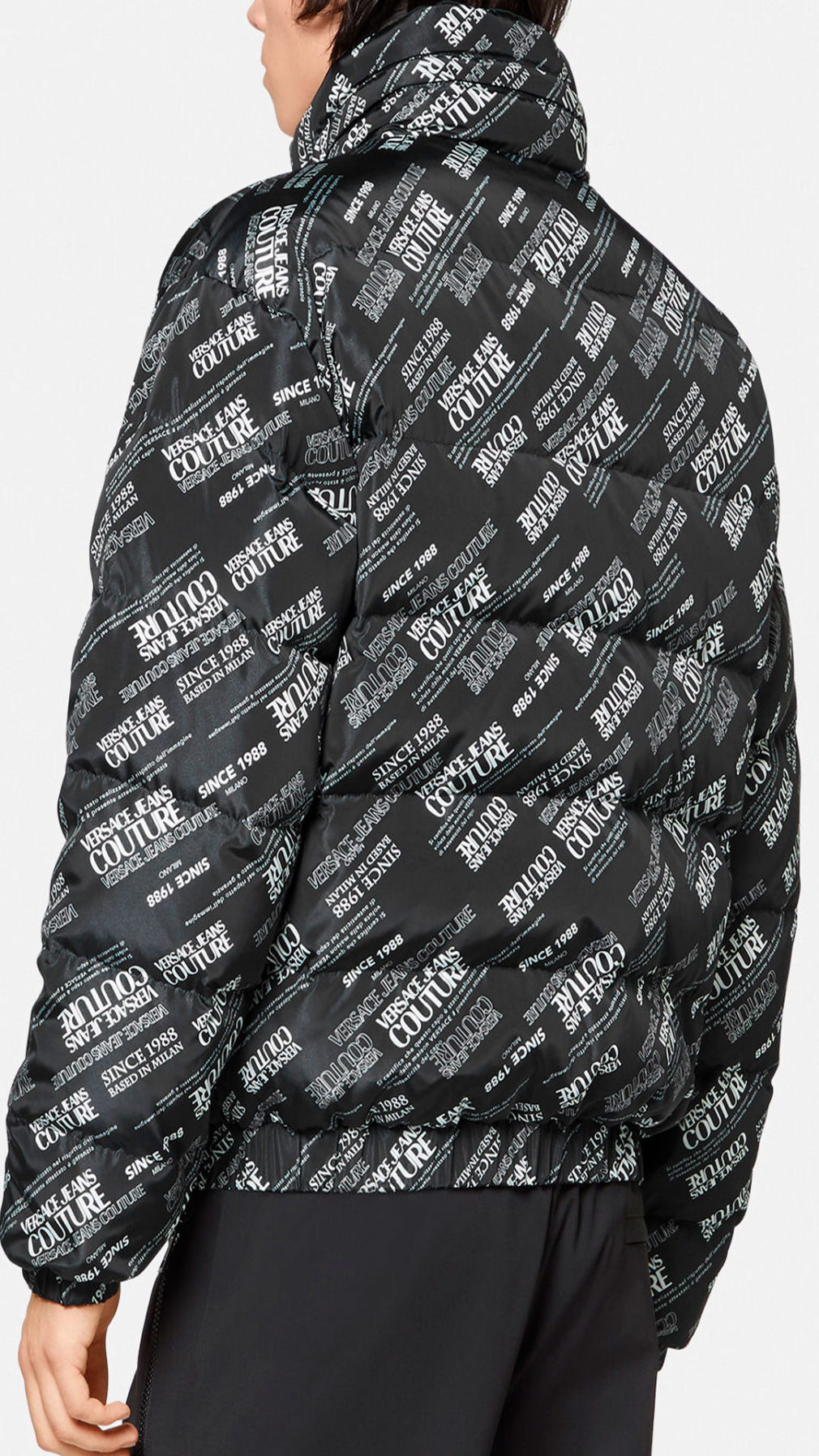 Chaqueta Versace Jeans Couture reversible con estampado del logo