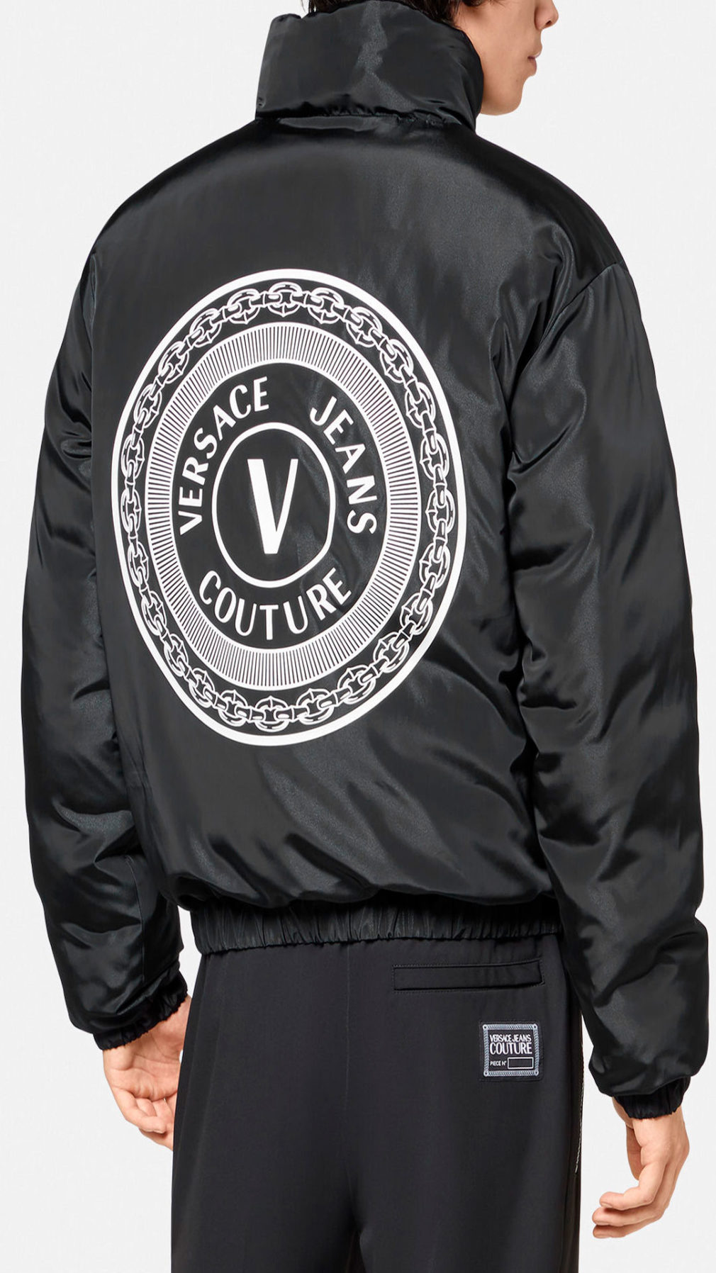 Chaqueta Versace Jeans Couture reversible con estampado del logo