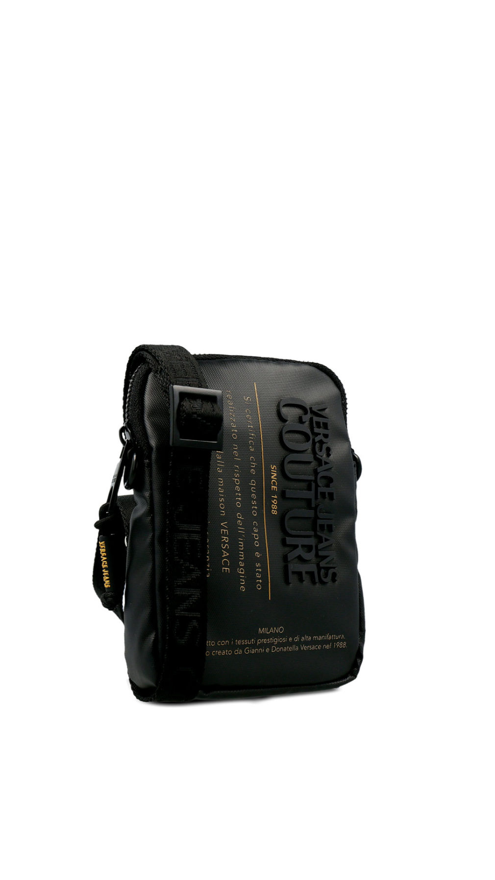 Bolso menssanger Versace Jeans Couture con logo en la parte delantera