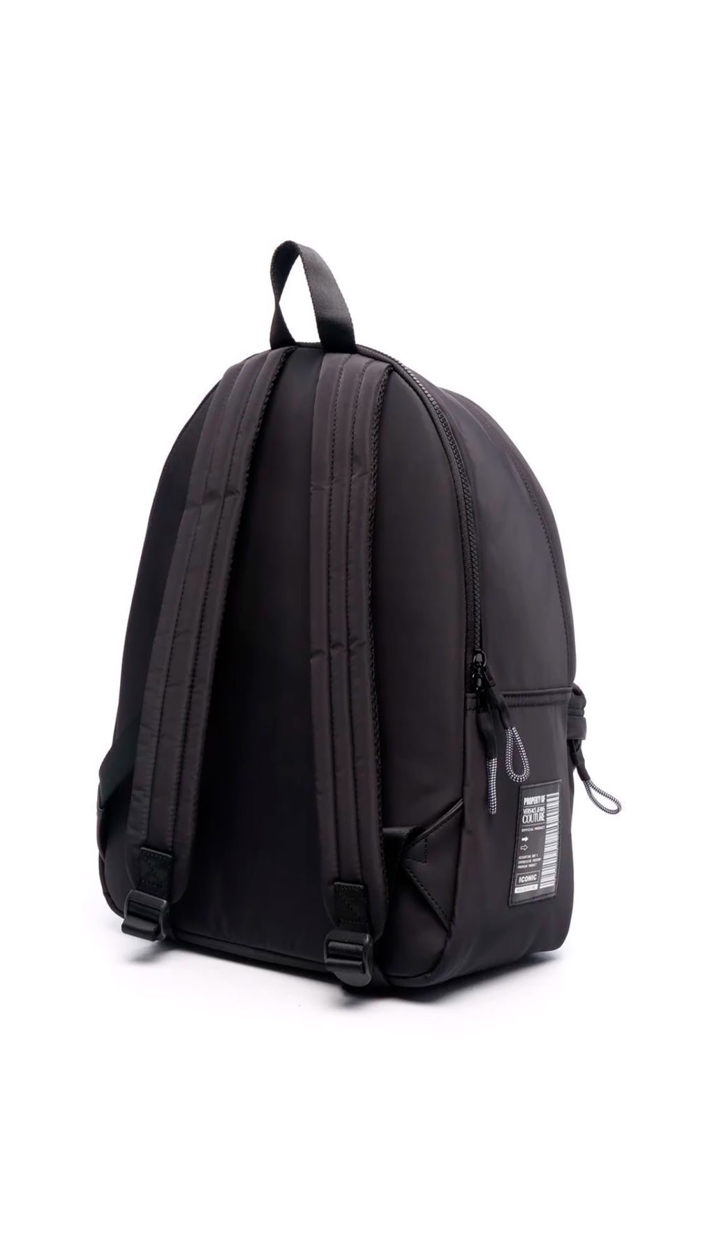 Mochila Versace Jeans Couture con logo estampado en relieve en la parte delantera