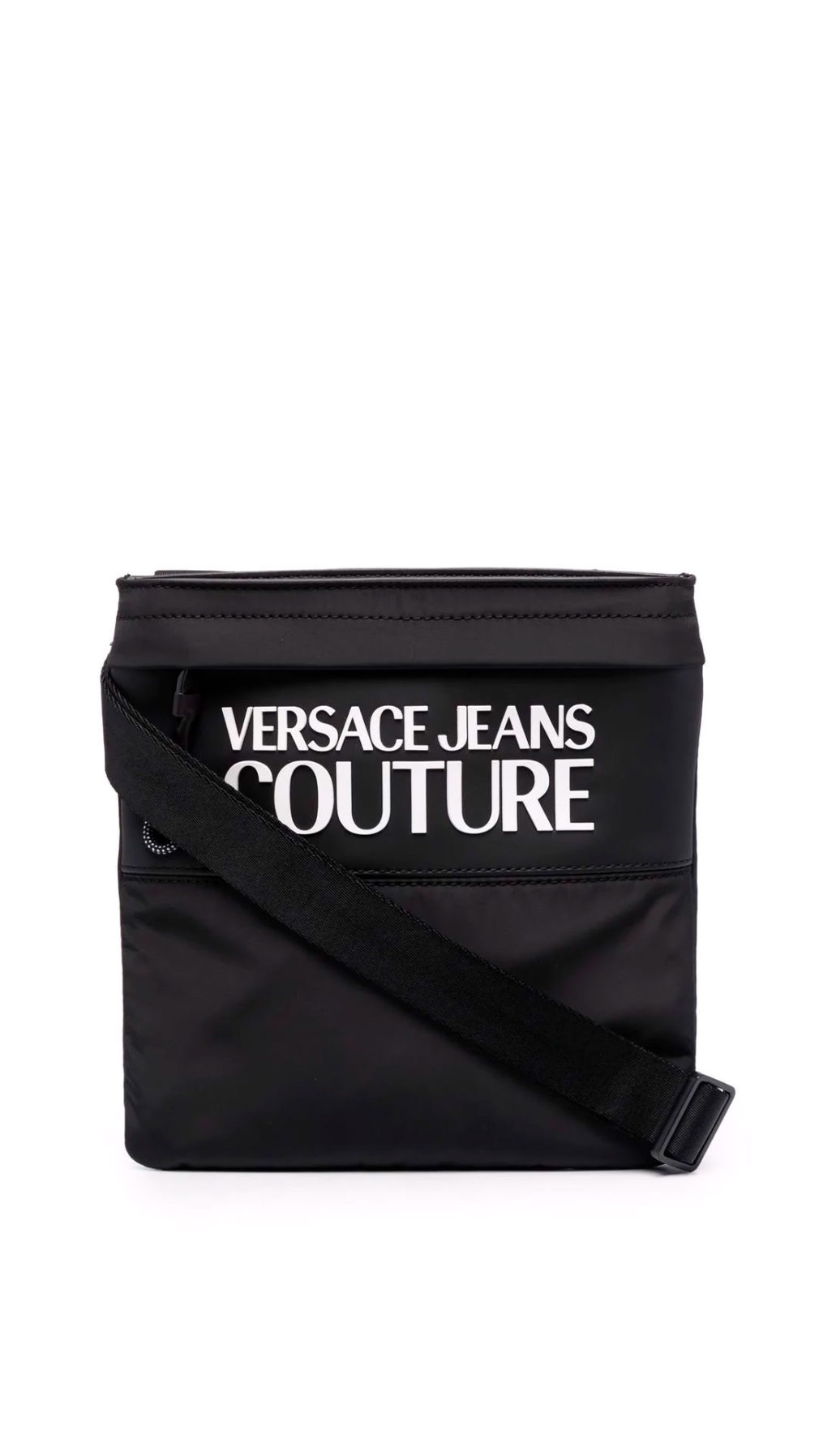 Bolso messenger Versace Jeans Couture con parche del logo