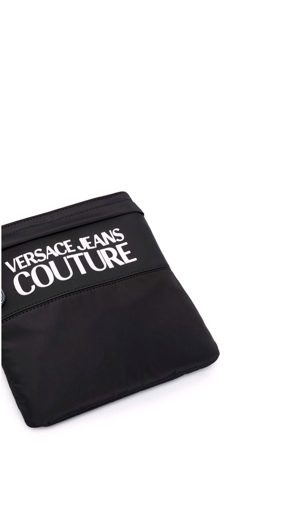 Bolso messenger Versace Jeans Couture con parche del logo