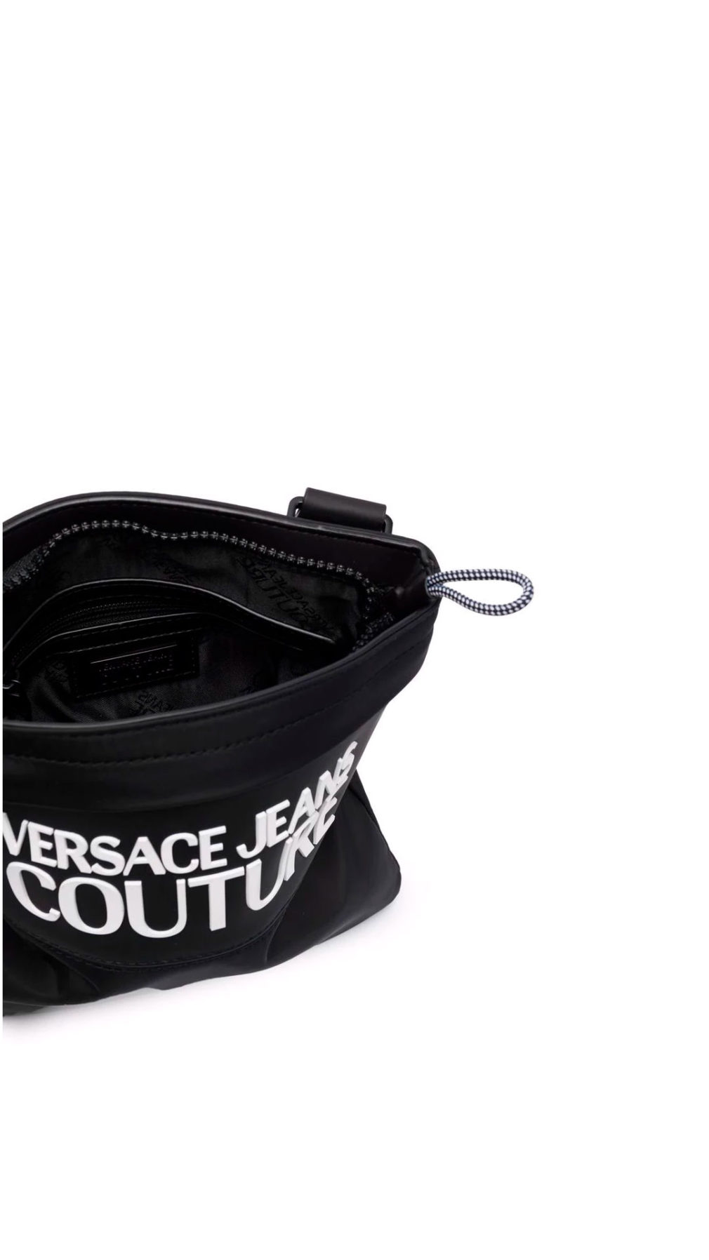 Bolso messenger Versace Jeans Couture con parche del logo