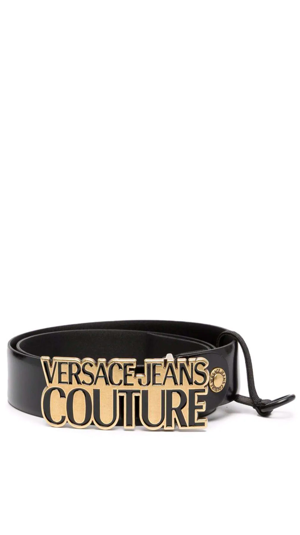 Cinturón Versace Jeans Couture con placa del logo