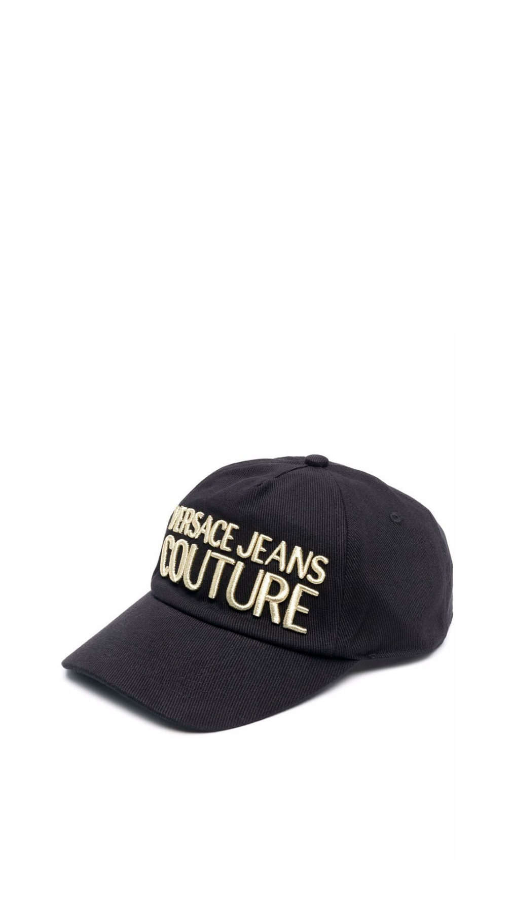 Gorra de béisbol  Versace Jeans Couture con logo bordado en dorado