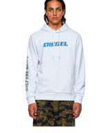Sudadera Diesel con capucha y logo parte delantera