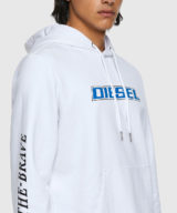 Sudadera Diesel con capucha y logo parte delantera