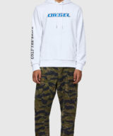 Sudadera Diesel con capucha y logo parte delantera