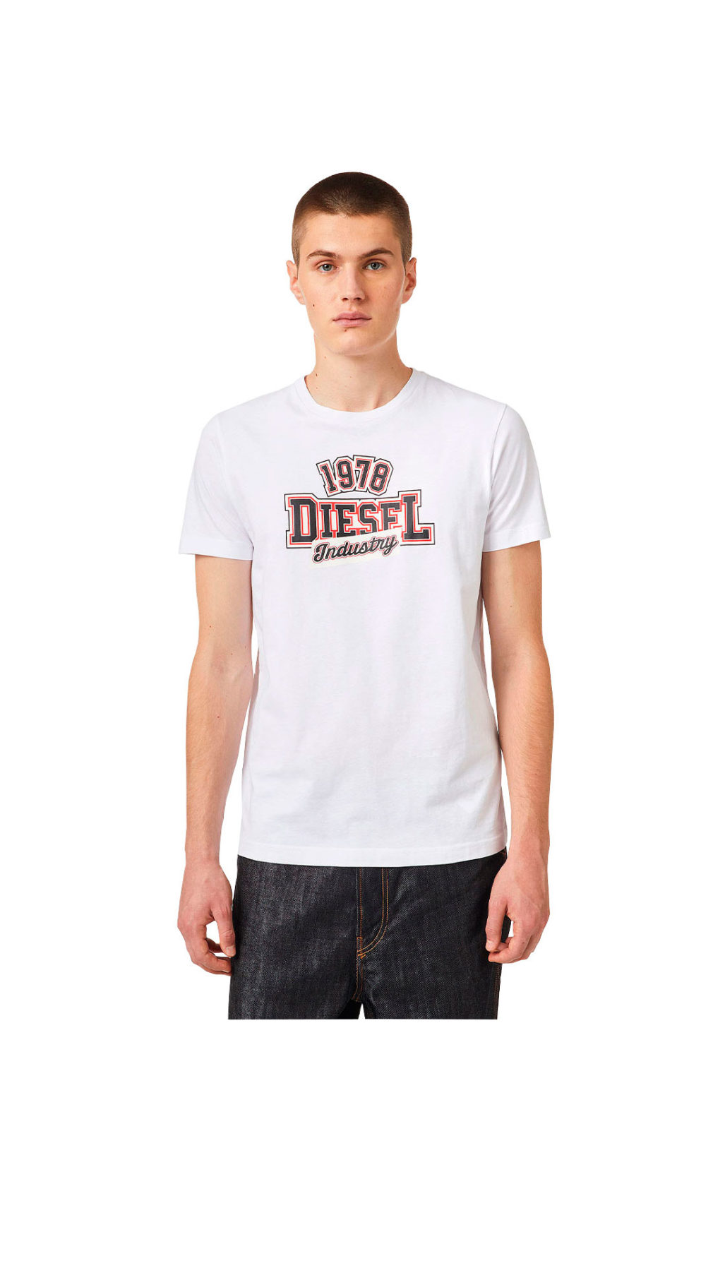 Camiseta Diesel con logo parte delantera