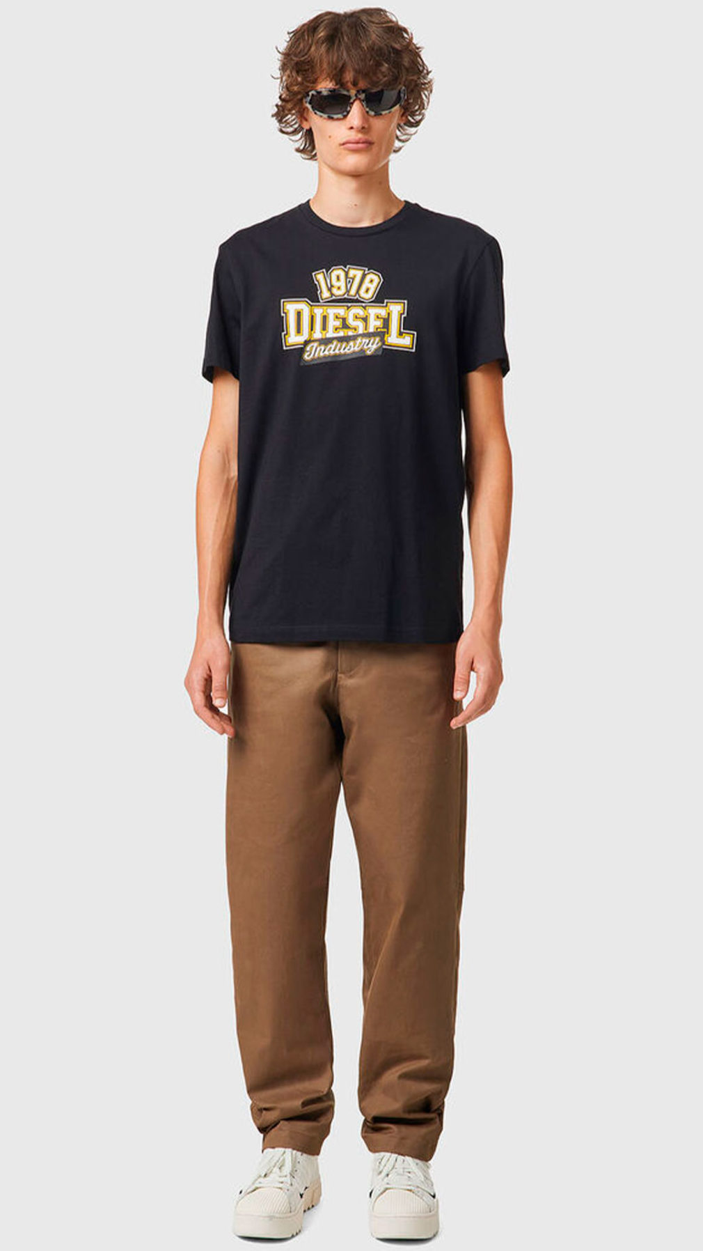 Camiseta Diesel con logo parte delantera