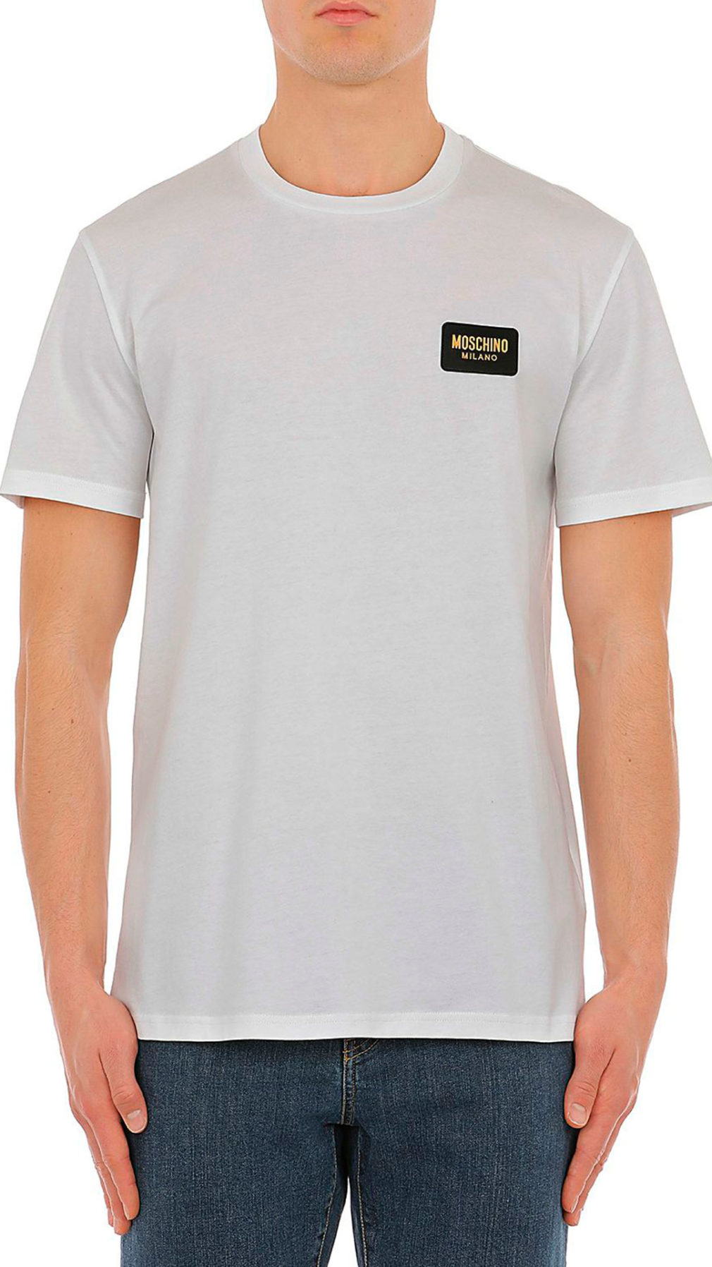Camiseta Moschino placa con logo