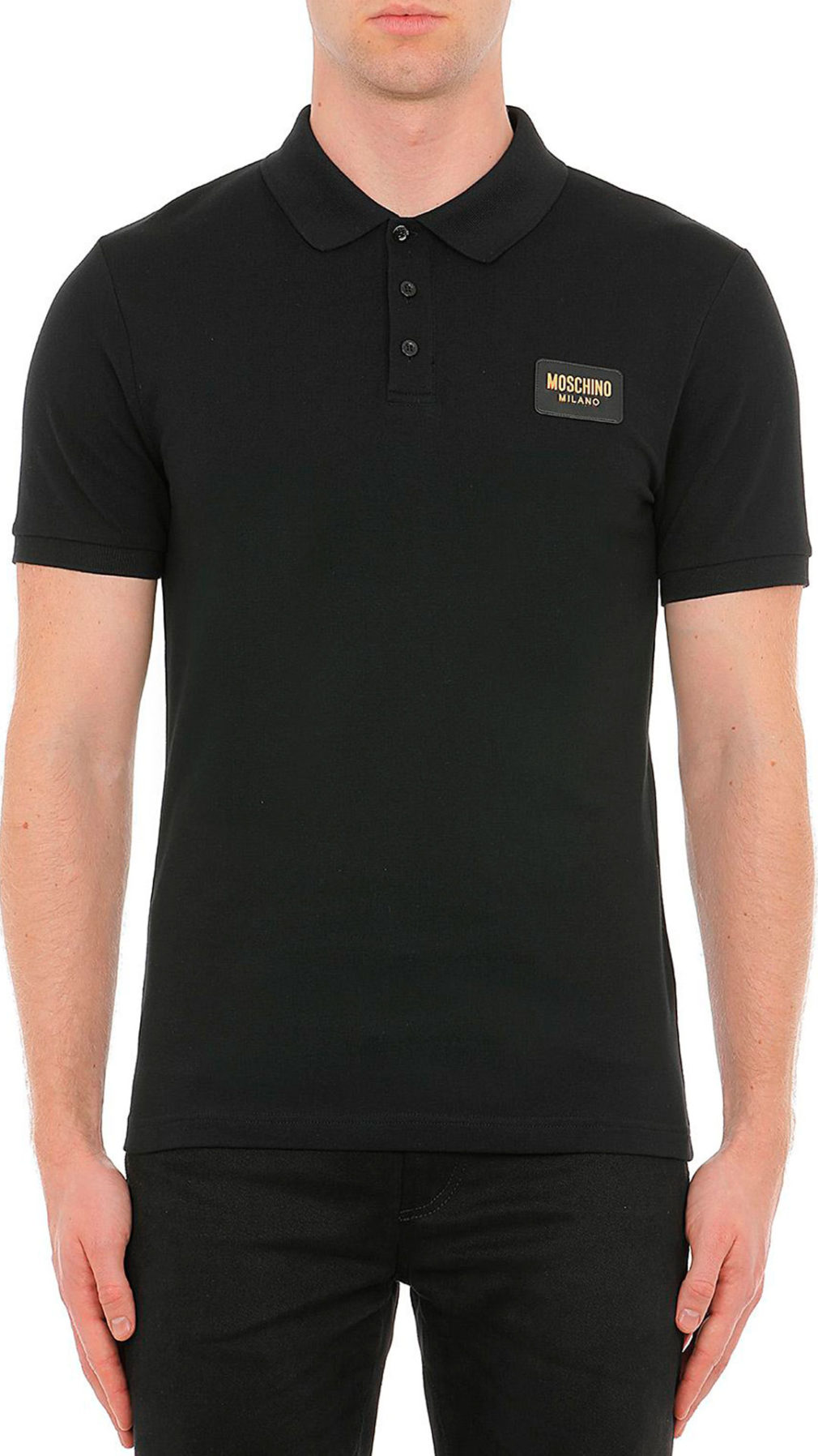 Polo Moschino  placa con logo