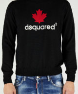 Jersey Dsquared2 logo bordado con hoja Canadá