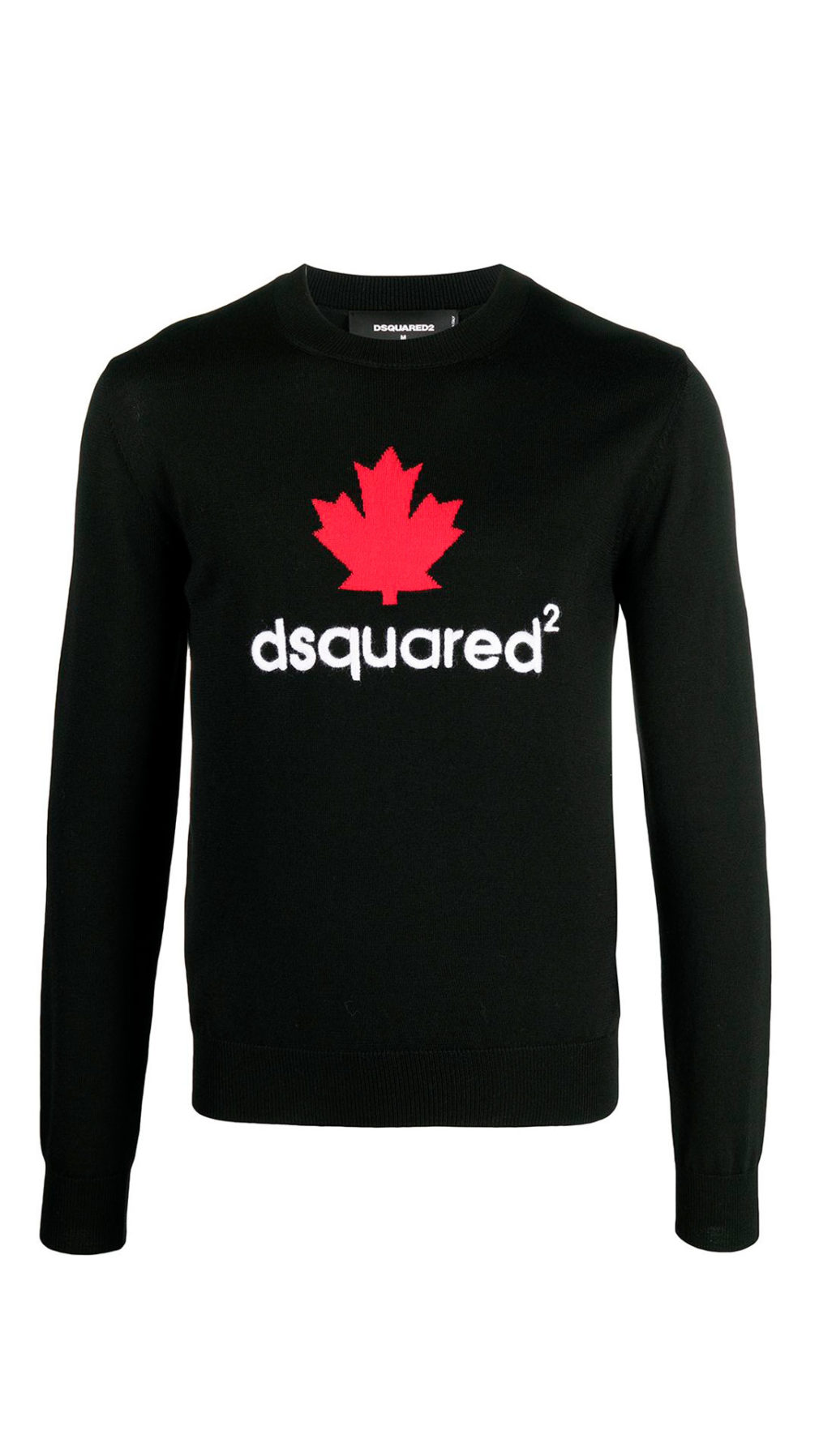 Jersey Dsquared2 logo bordado con hoja Canadá