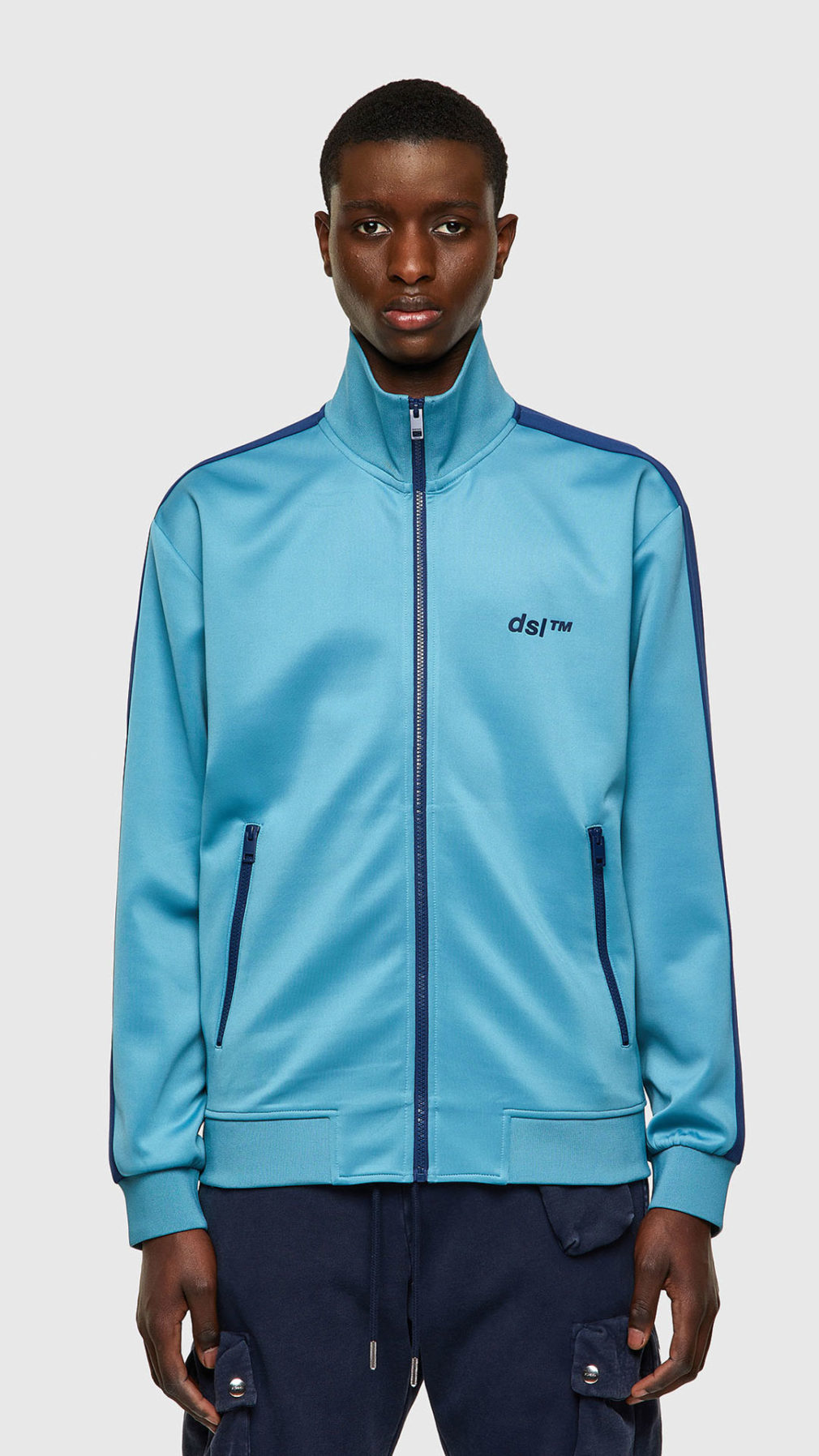 Chaqueta Diesel deportiva con con logotipo DSL