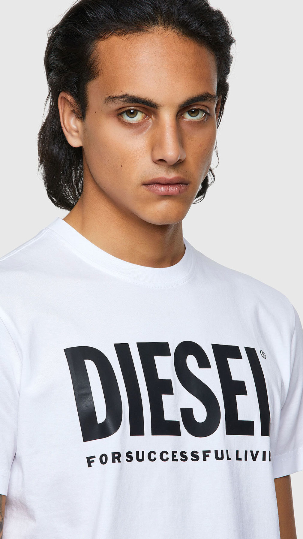 Camiseta Diesel Green Label con estampado del logotipo