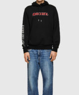 Sudadera Diesel con capucha y logo parte delantera