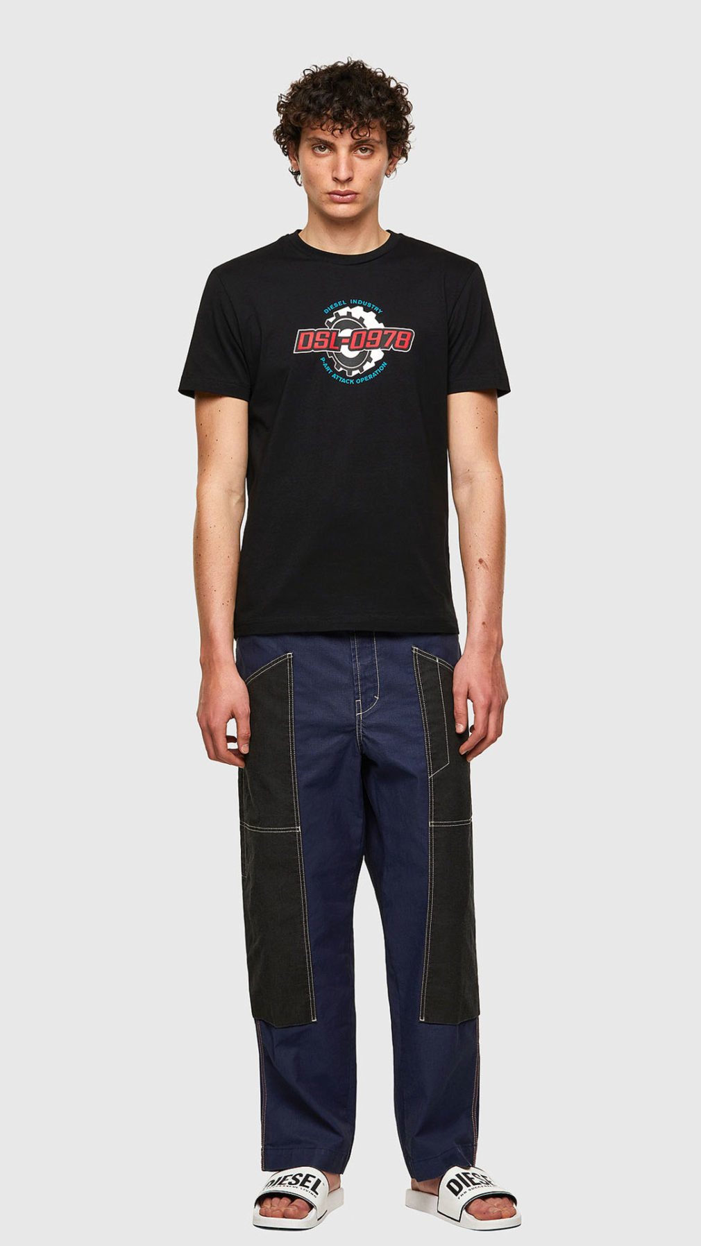 Camiseta Diesel logo parte delantera