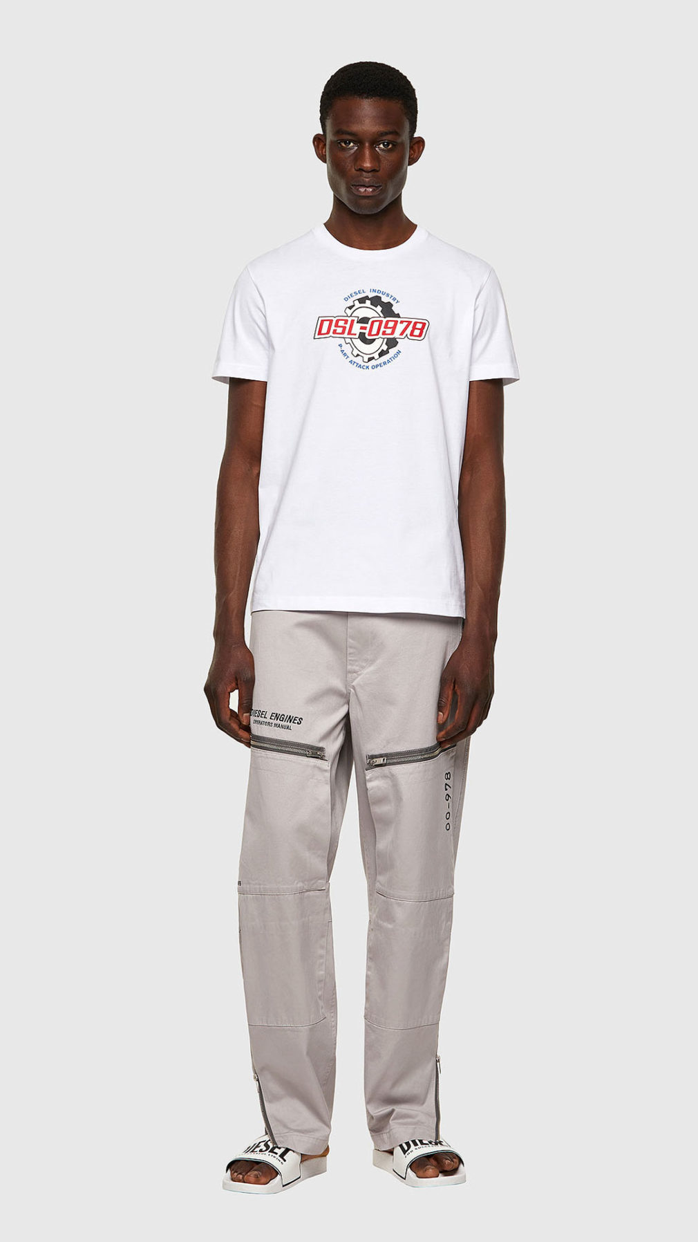 Camiseta Diesel logo parte delantera
