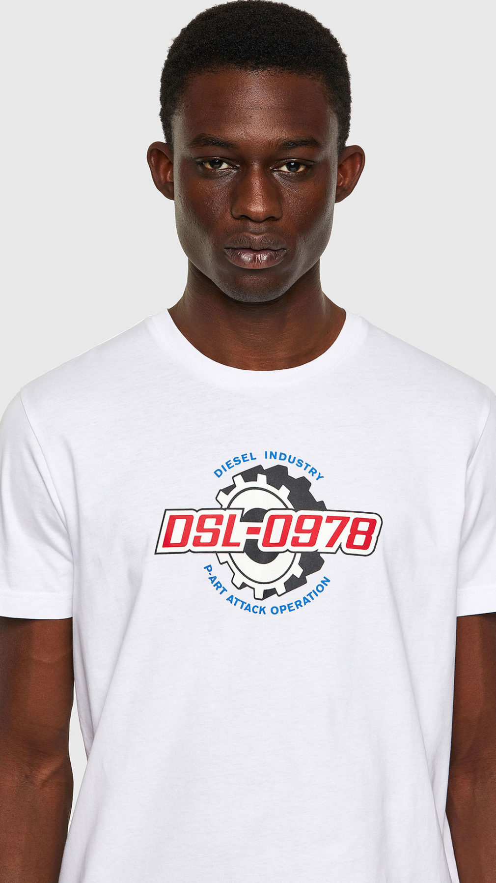 Camiseta Diesel logo parte delantera