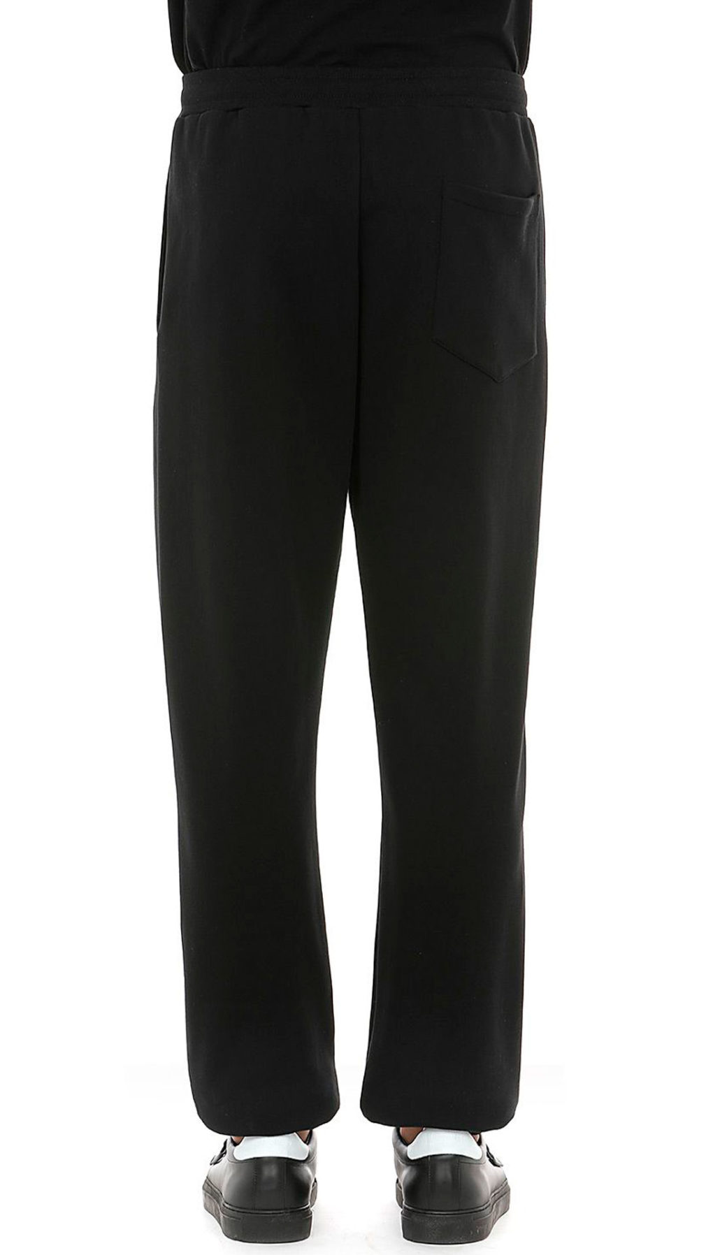 Pantalón Moschino logo con cristales en pierna
