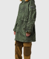 Parka Diesel oversize de nailon tratado