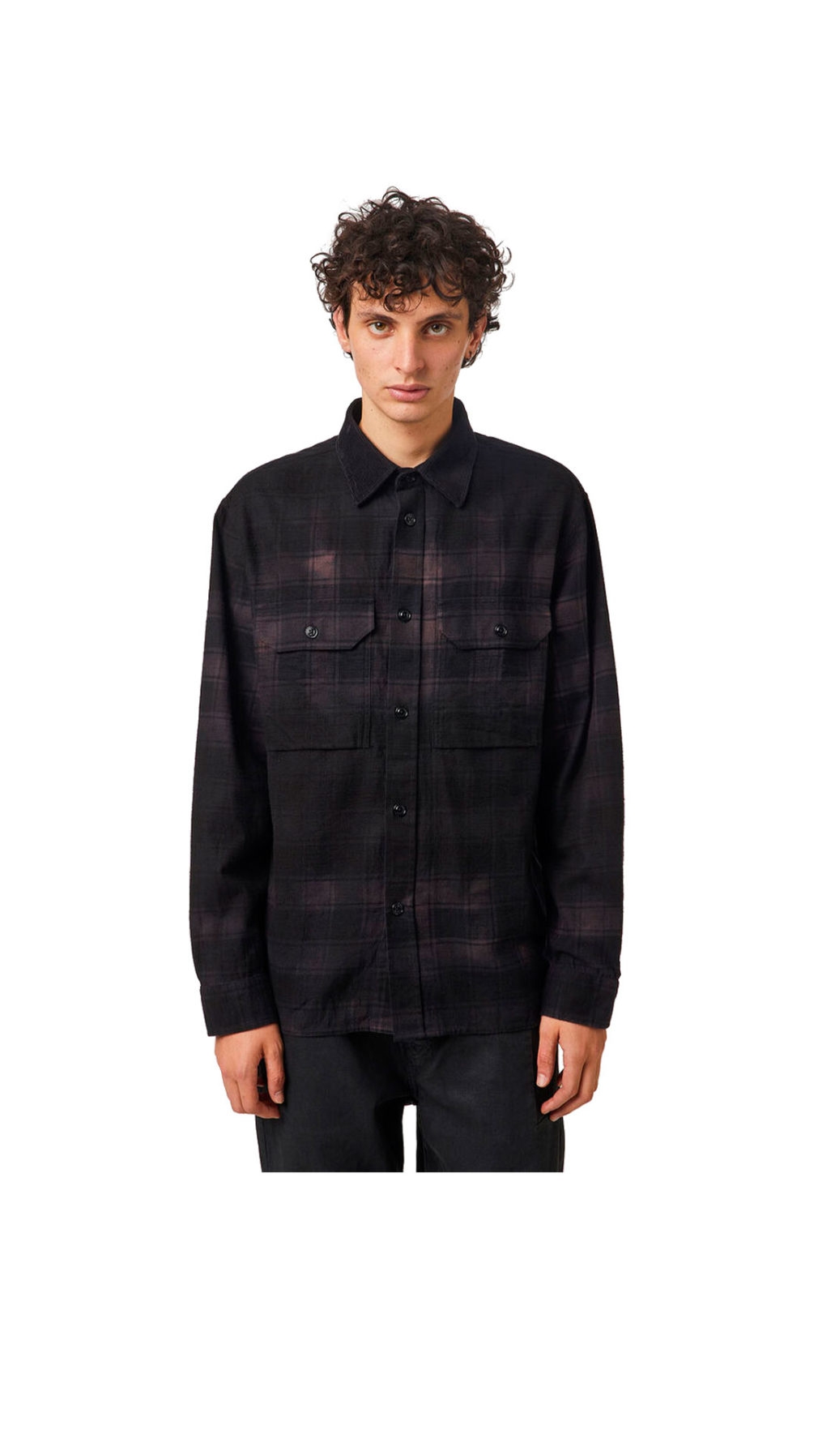 Camisa Diesel de franela estampado de cuadros