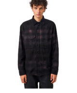 Camisa Diesel de franela estampado de cuadros