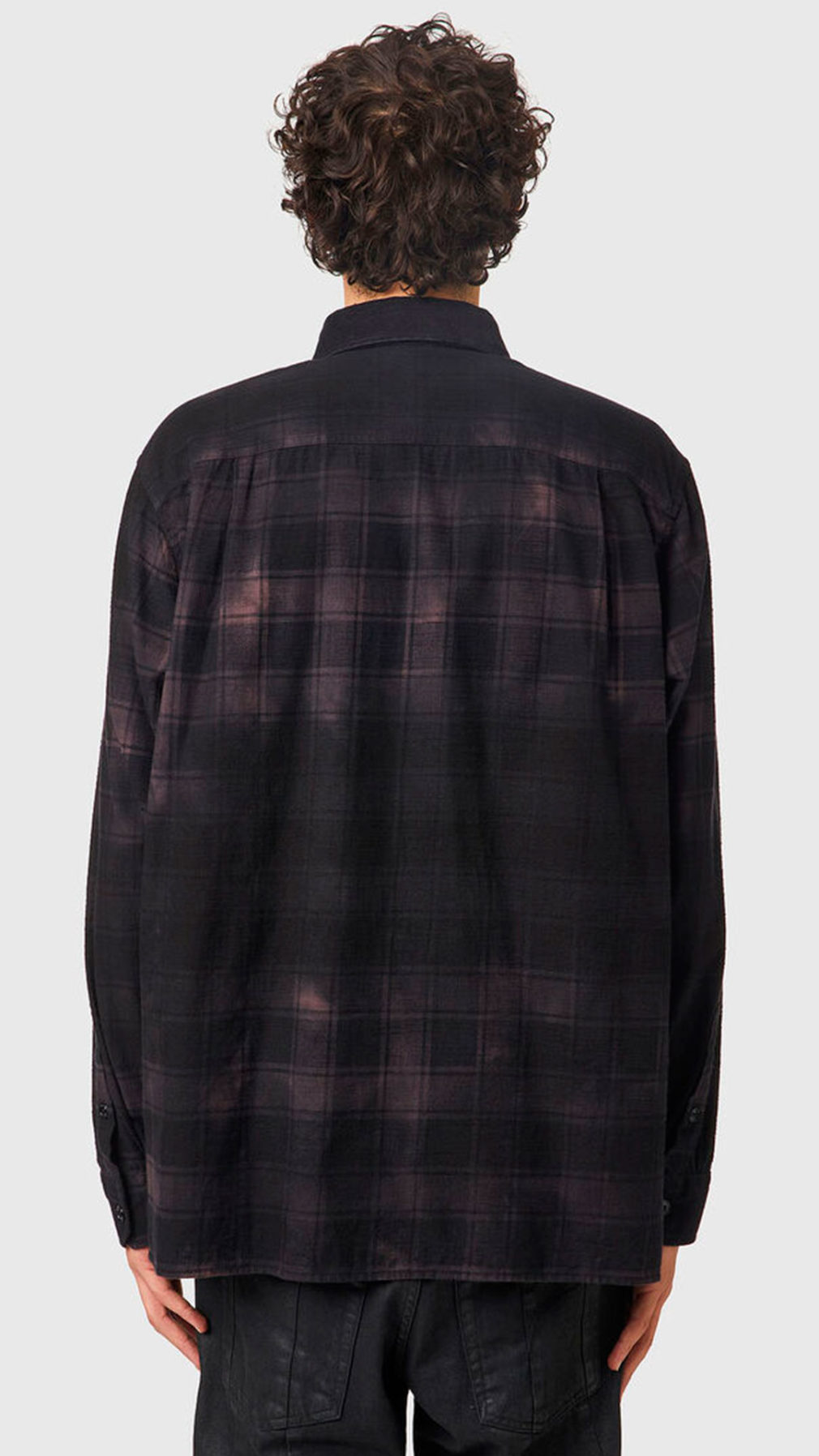 Camisa Diesel de franela estampado de cuadros