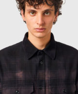 Camisa Diesel de franela estampado de cuadros