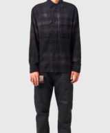 Camisa Diesel de franela estampado de cuadros